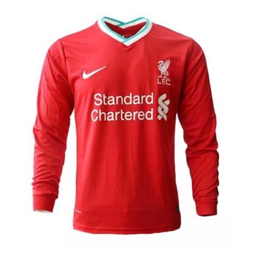 Tailandia Camiseta Liverpool 1ª ML 2020-2021 Rojo